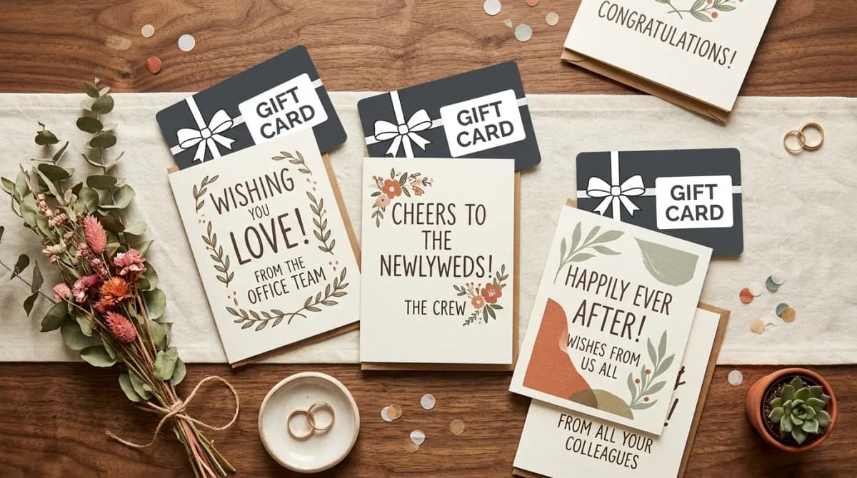 Wedding group card illustration